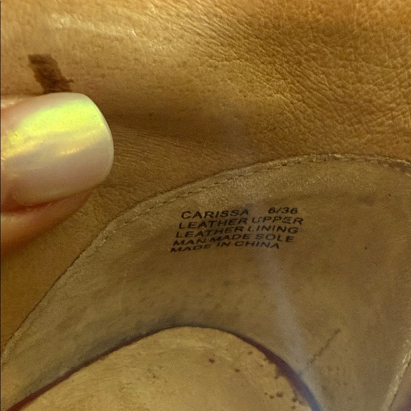 Miz Mooz Red Heeled Boots with Scalloped Design - Picture 2 of 11